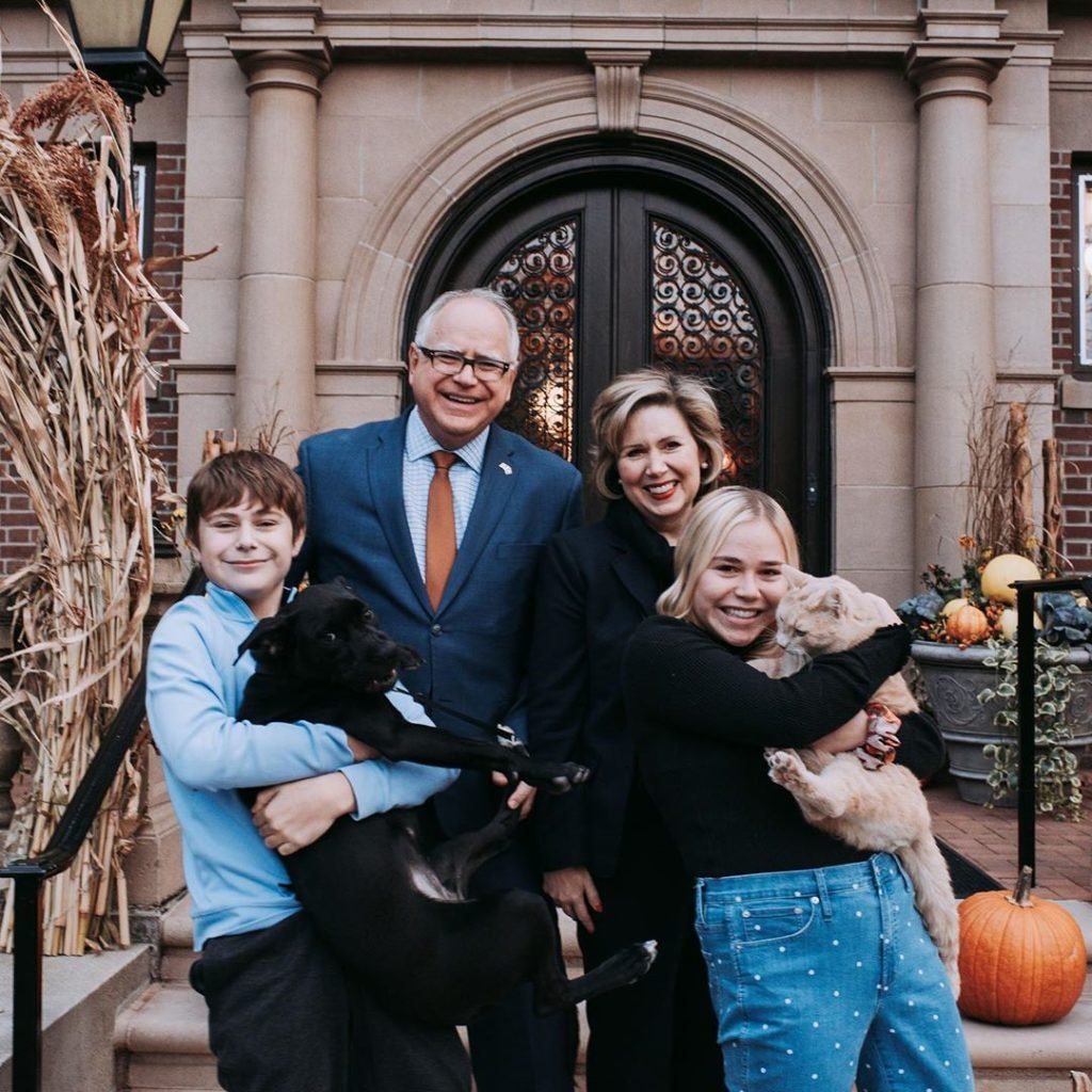 Tim walz family