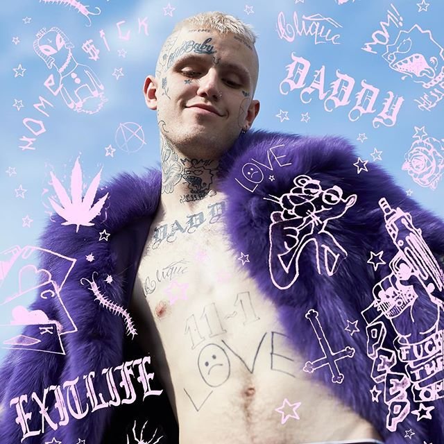 lil peep height and weight