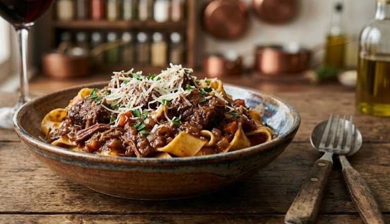 Beef Cheek Ragu Pasta Recipe
