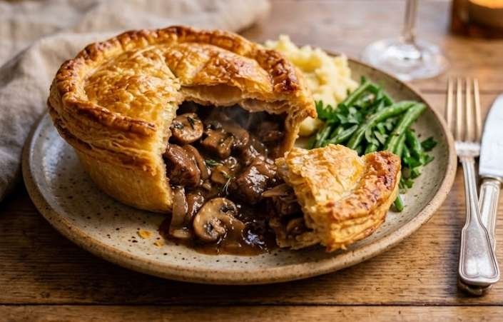 Beef and Mushroom Pie Recipe