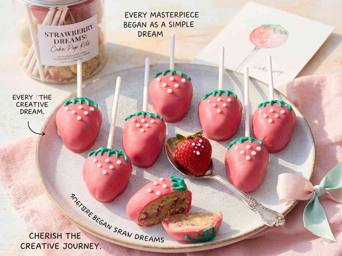 Starbucks Copycat Strawberries-and-Cream Cake