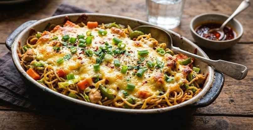 Baked Egg Noodle Recipe