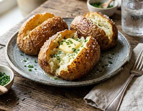Baked Potatoes in Air Fryer Recipe