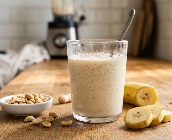 Banana Peanut Butter Smoothies Recipe