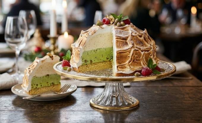 Bombe Alaska Dessert