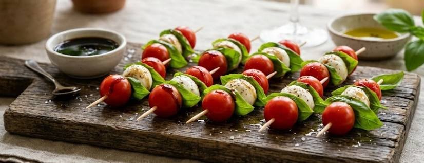 Caprese Salad Skewers Recipe Caprese Salad Skewers Recipe