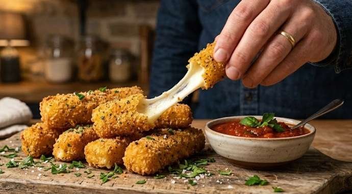 Cheese Sticks Mozzarella Recipe