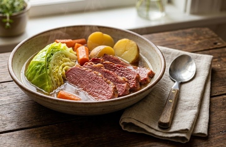 Corned Beef with Cabbage Recipe