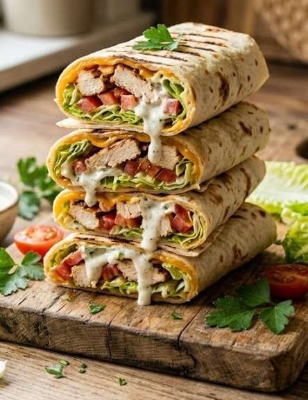 Grilled Chicken Wraps Recipe Grilled Chicken Wraps Recipe