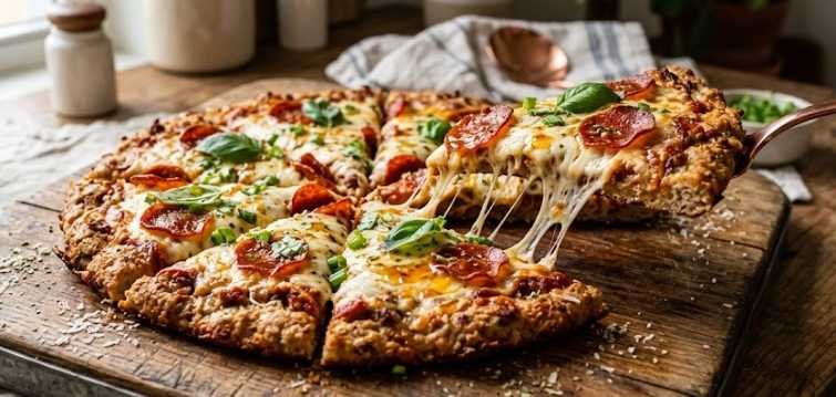 Ground Chicken Pizza Crust Recipe Ground Chicken Pizza Crust Recipe