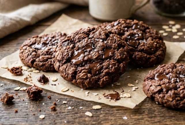 Oats Chocolate Cookies Recipe