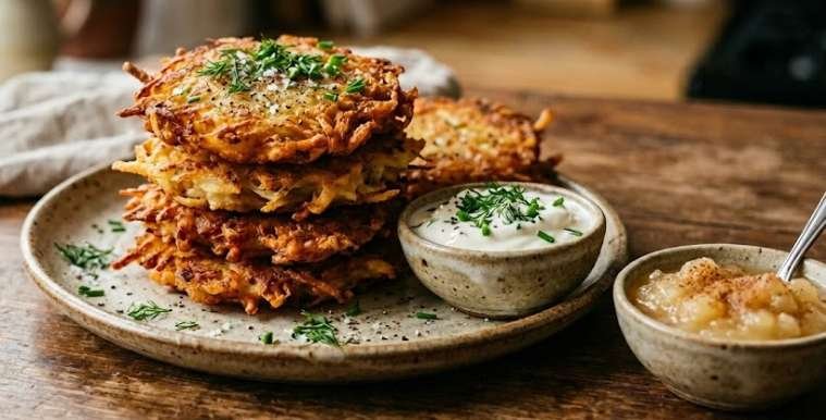 Potato Pancakes Latkes Recipe Potato Pancakes Latkes Recipe