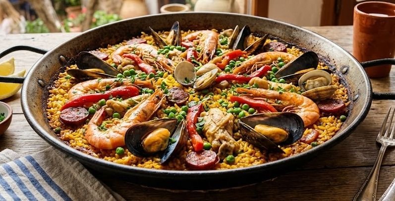 Spanish Paella Recipe Spanish Paella Recipe