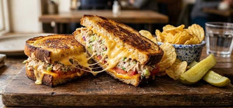 Tuna Cheese Melt Recipe