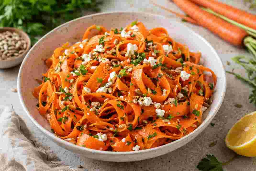Carrot Ribbon Salad Recipe Carrot Ribbon Salad Recipe