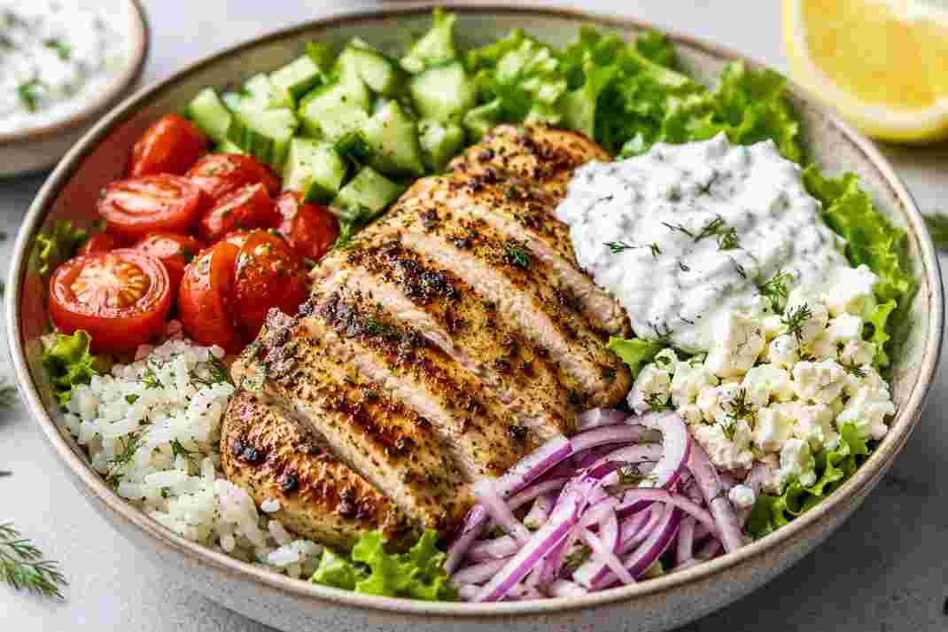 Greek Chicken Bowl Recipe Greek Chicken Bowl Recipe
