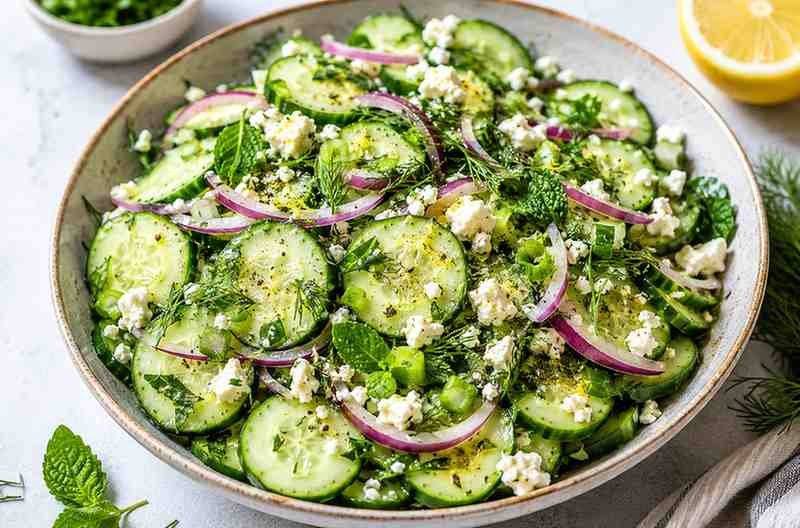 Greek Cucumber Salad Recip Greek Cucumber Salad Recip