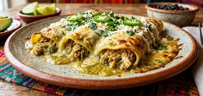 Green Chili Chicken Enchiladas Green Chili Chicken Enchiladas