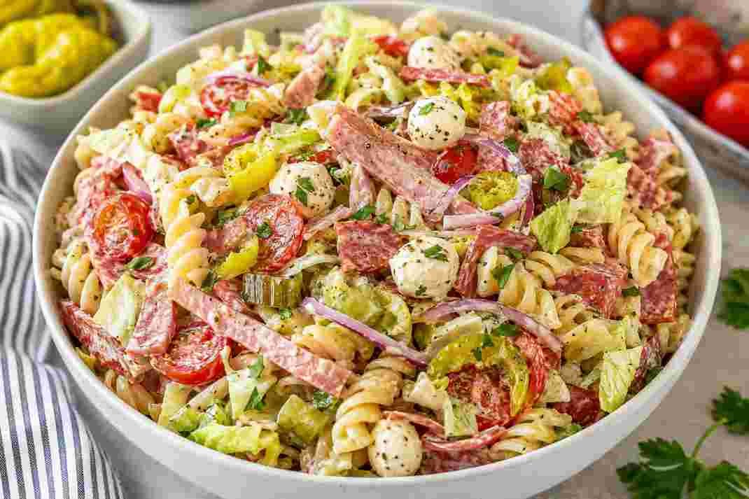 Grinder Pasta Salad Recipe