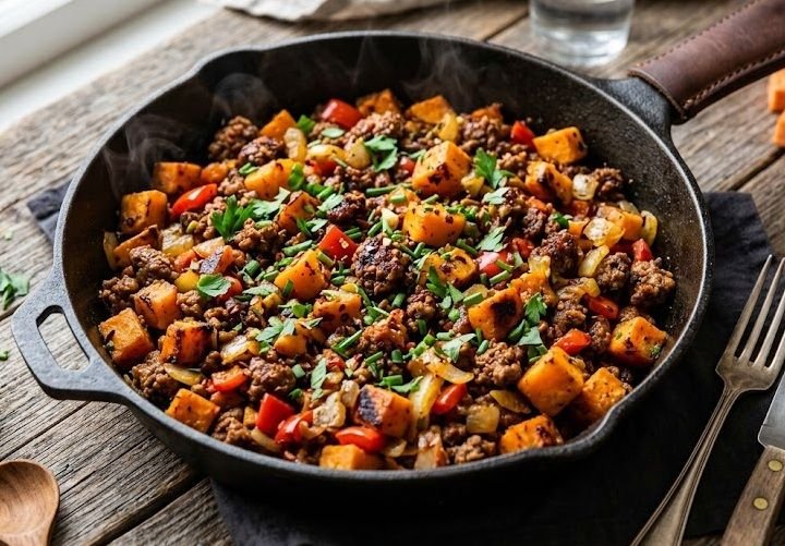 Ground Beef and Sweet Potato Recipe Ground Beef and Sweet Potato Recipe