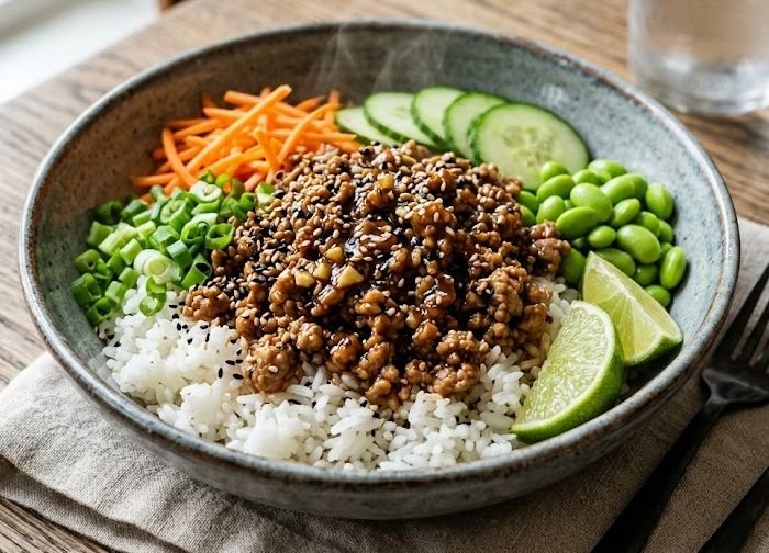 Ground Turkey Rice Bowl Recipe Ground Turkey Rice Bowl Recipe