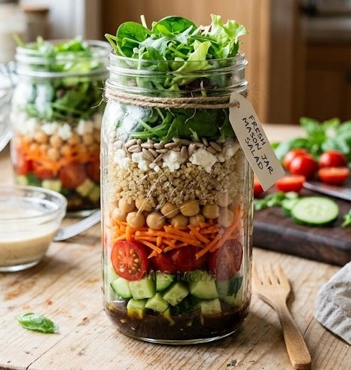 Mason Jar Salad Recipe