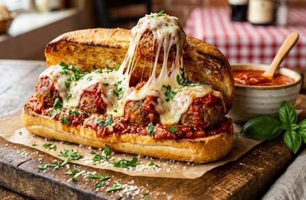 Meatball Sub Sandwich Recipe
