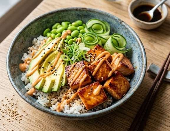 Miso Salmon Rice Bowl Recipe Miso Salmon Rice Bowl Recipe