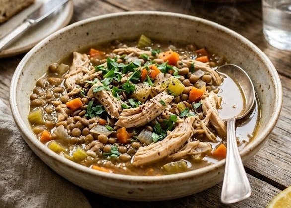 One Pot Chicken and Lentils Recipe One Pot Chicken and Lentils Recipe