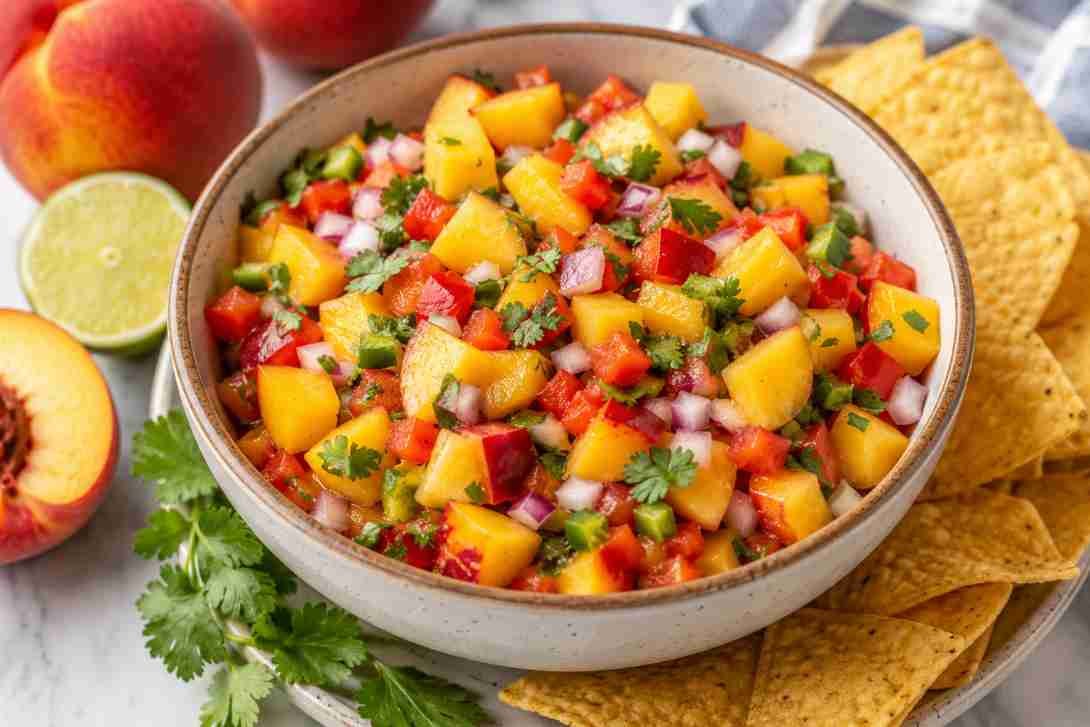 Peach Salsa Recipe Peach Salsa Recipe