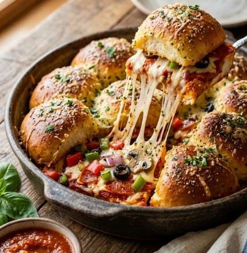 Pizza Sliders Recipe Pizza Sliders Recipe