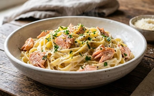 Salmon Pasta Recipe Salmon Pasta Recipe