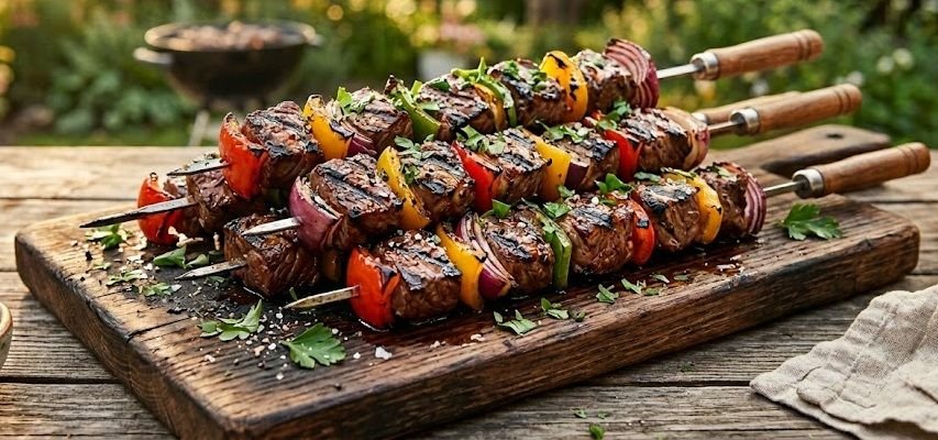 Steak Kabobs on the Grill Recipe Steak Kabobs on the Grill Recipe