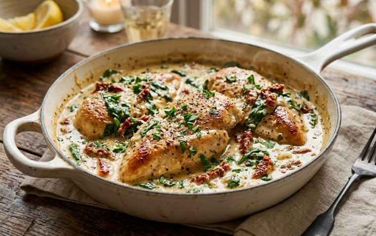Tuscan Chicken Recipe Tuscan Chicken Recipe