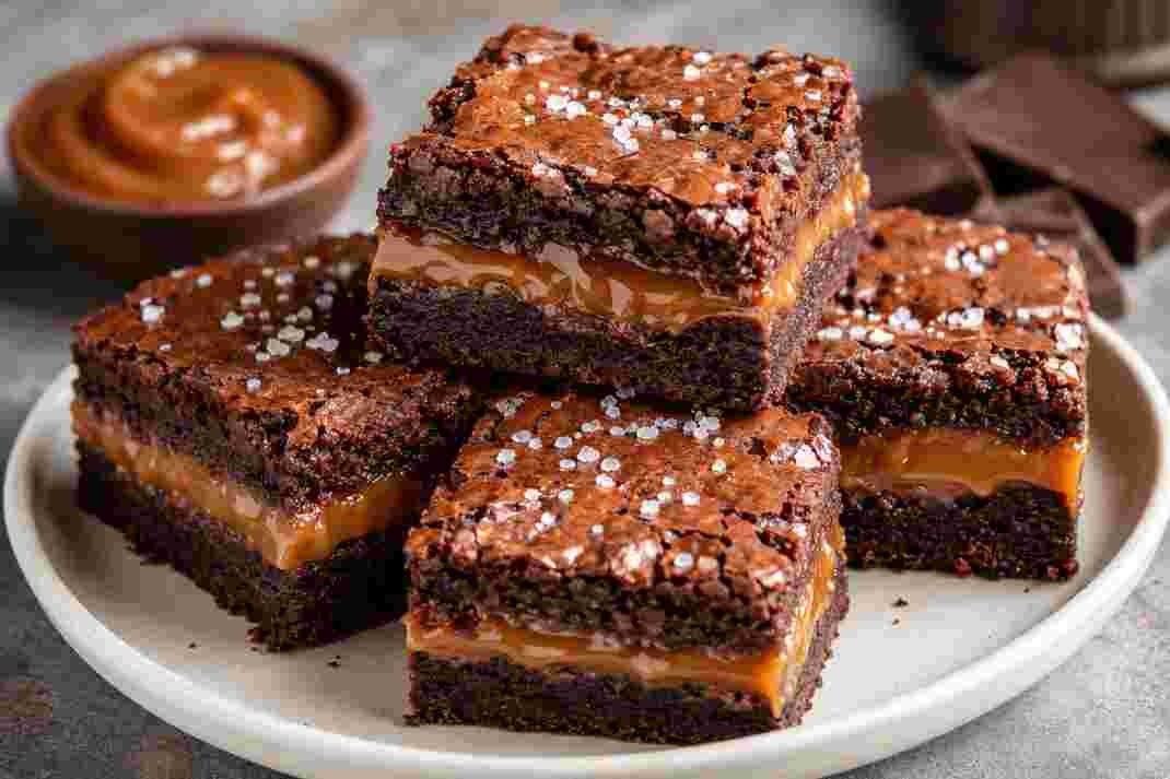 Caramel Brownies Caramel Brownies
