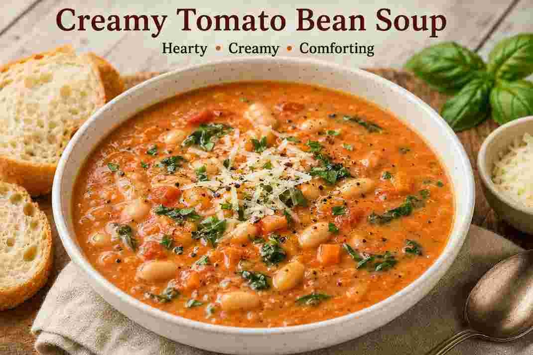Creamy Tomato Bean Soup