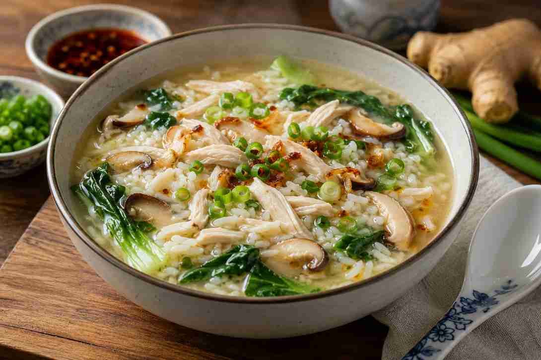 Hot Chinese Rice Soup Hot Chinese Rice Soup
