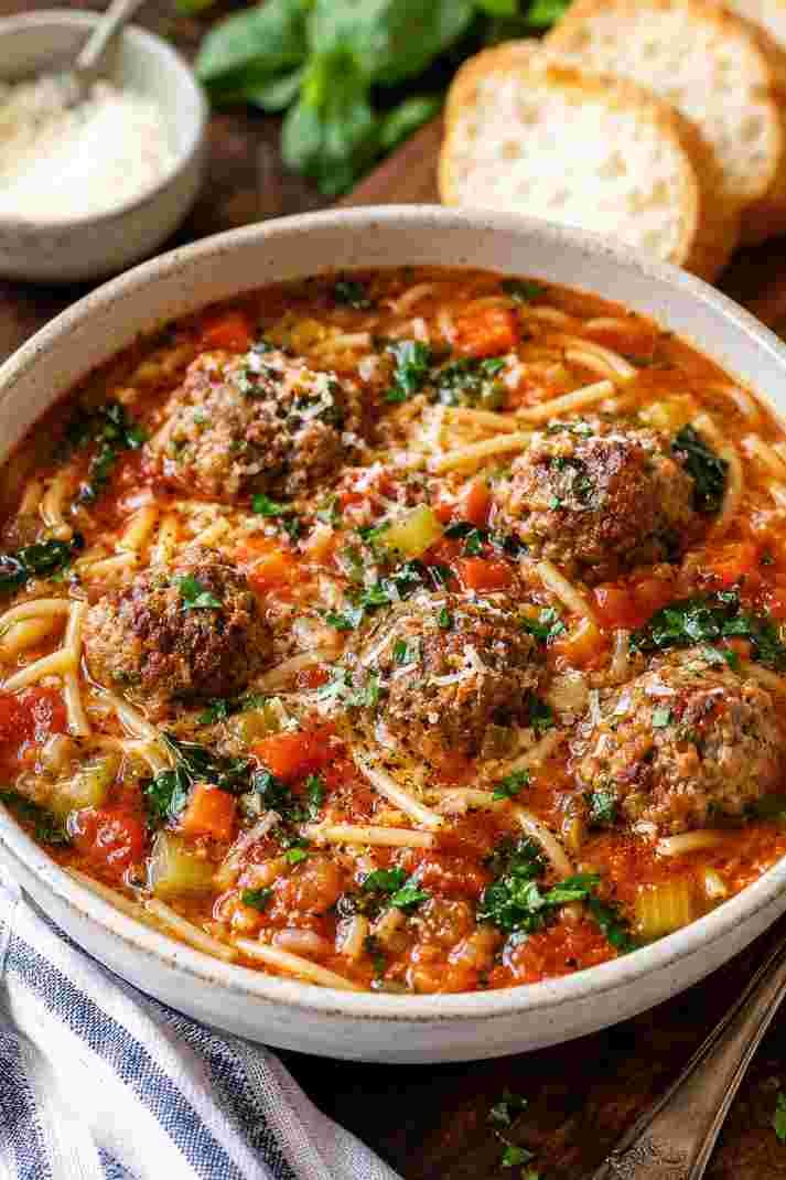 Italian Meatball Soup Italian Meatball Soup