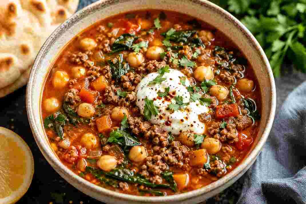 Lamb Shawarma Chickpea Soup Lamb Shawarma Chickpea Soup