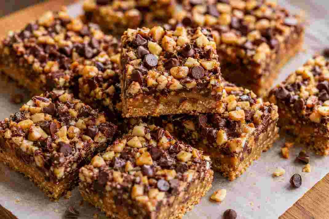 No bowl Chocolate Nut Bars No-bowl Chocolate Nut Bars