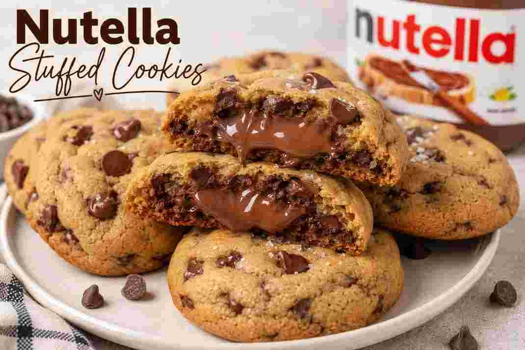 Nutella Stuffed Cookies Nutella Stuffed Cookies
