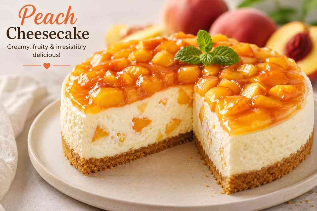 Peach Cheesecake Recipe Peach Cheesecake Recipe