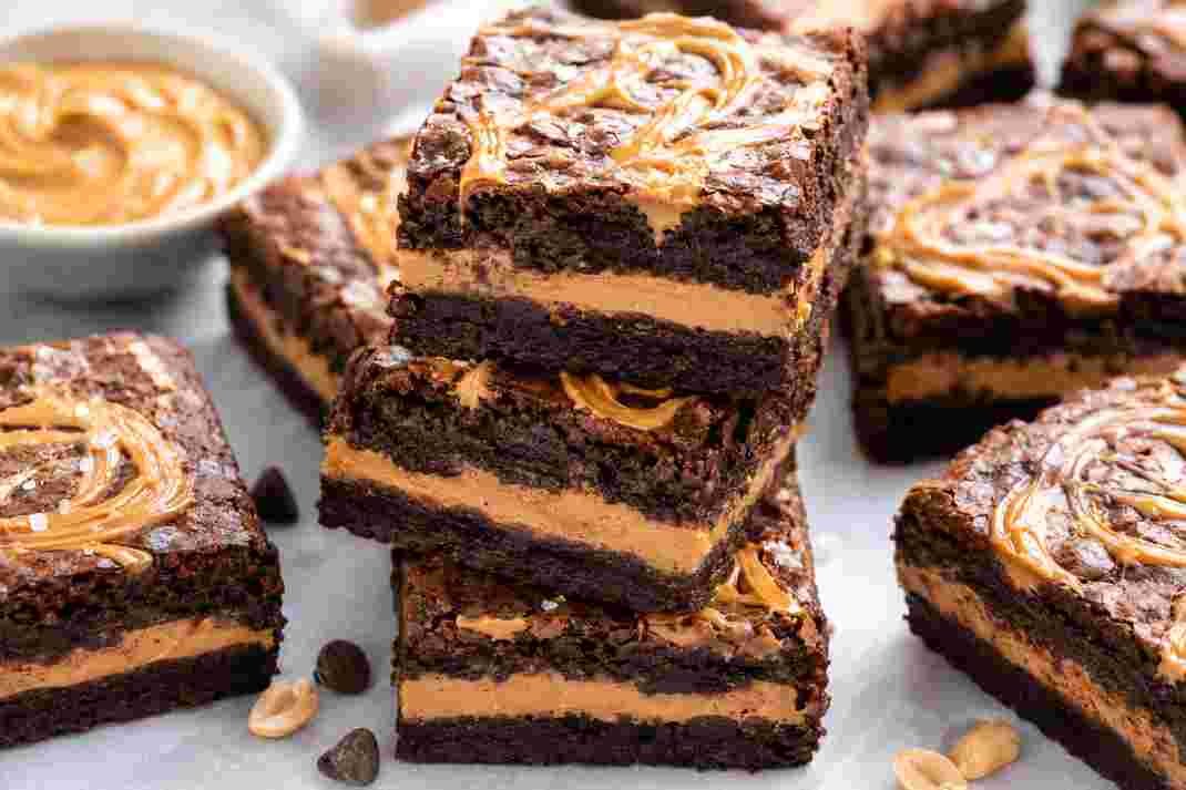 Peanut Butter Stuffed Brownies Peanut Butter Stuffed Brownies