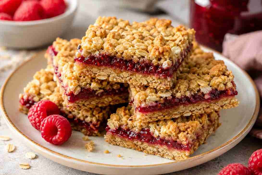 Raspberry Jam Oat Bars Raspberry Jam Oat Bars
