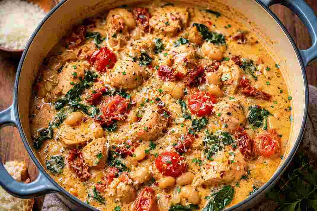 Tuscan Chicken Stew