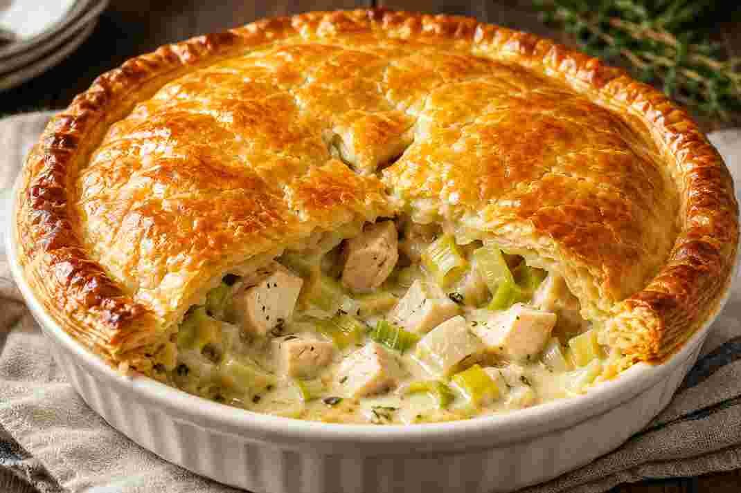 Chicken and Leek Pie