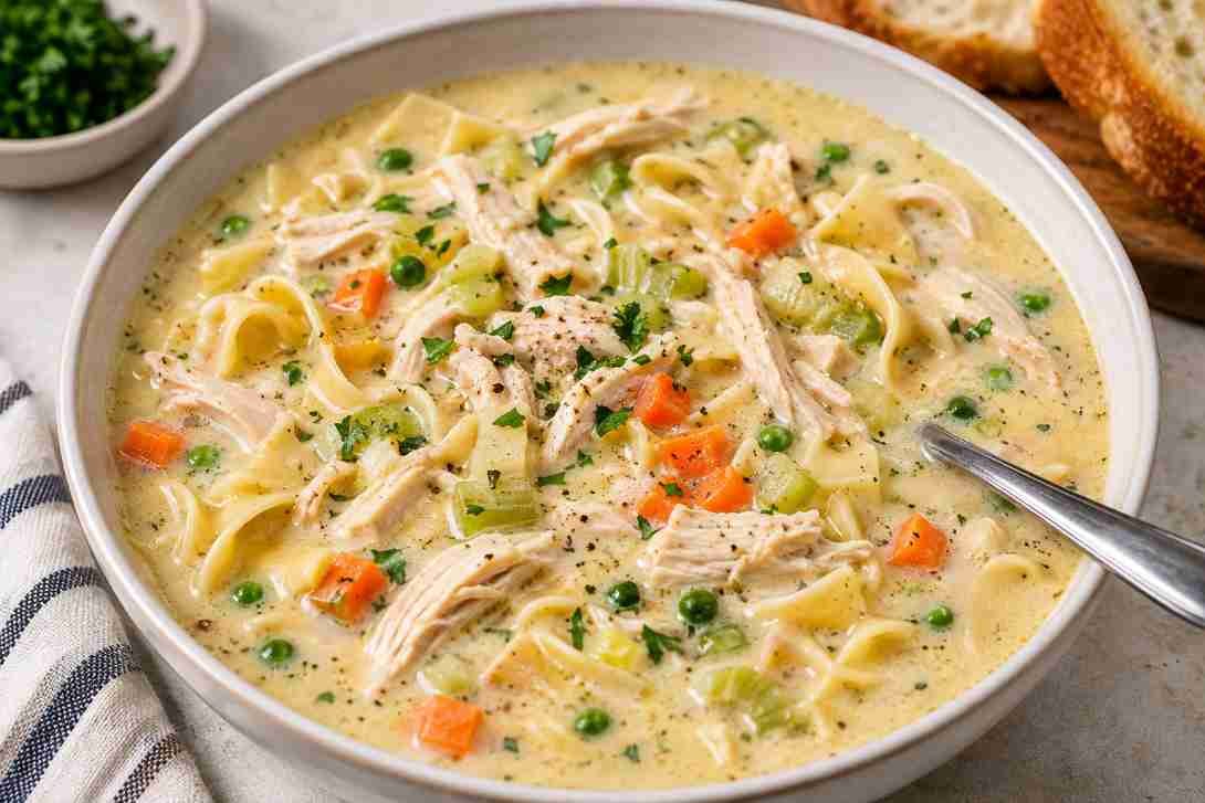 Creamy Chicken Noodle Soup Creamy Chicken Noodle Soup