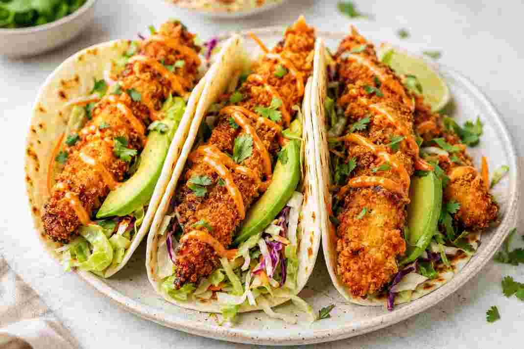 Crunchy Chicken Taco Fingers Crunchy Chicken Taco Fingers