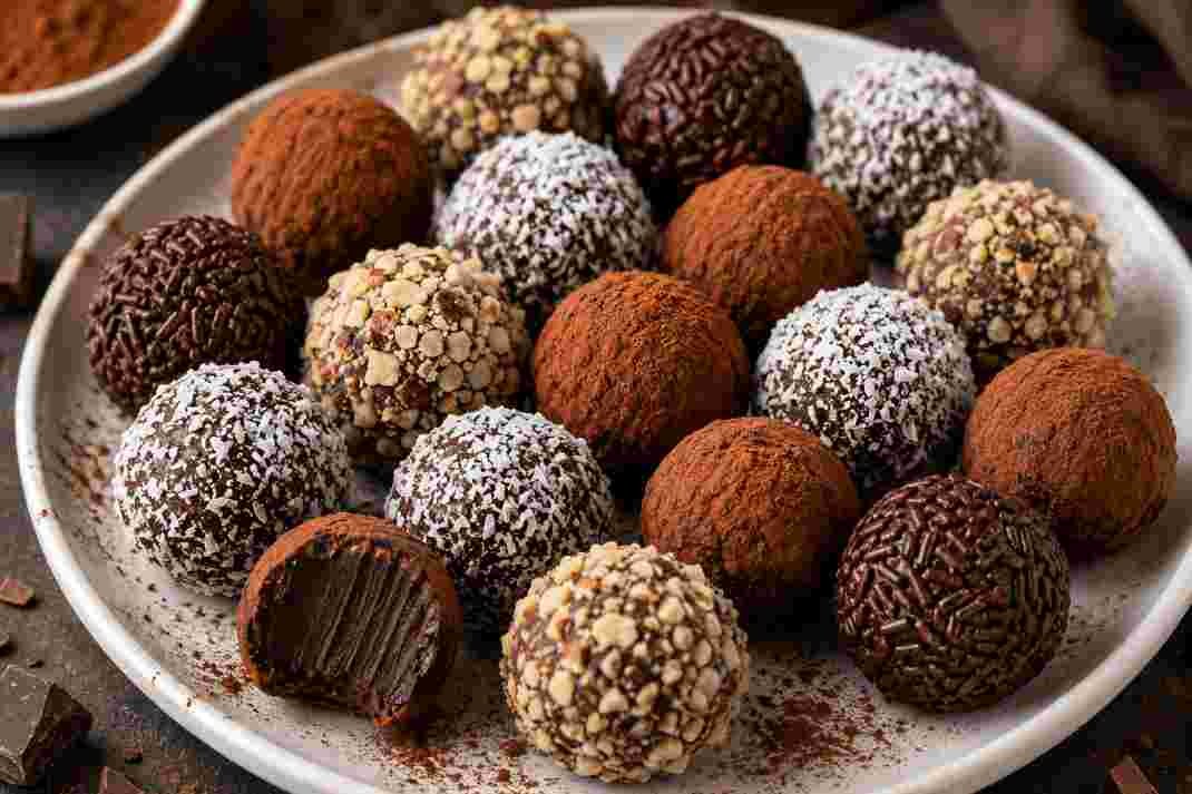 Easy Chocolate Truffles Easy Chocolate Truffles
