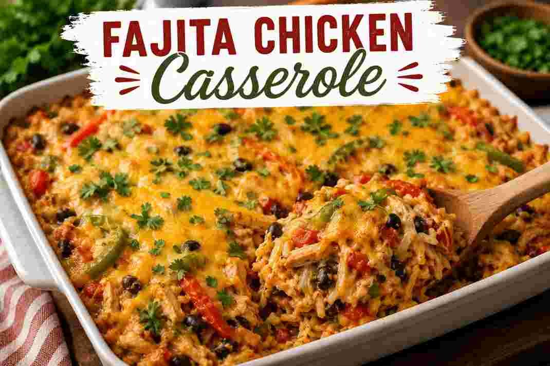 Fajita Chicken Casserole Recipe Fajita Chicken Casserole Recipe